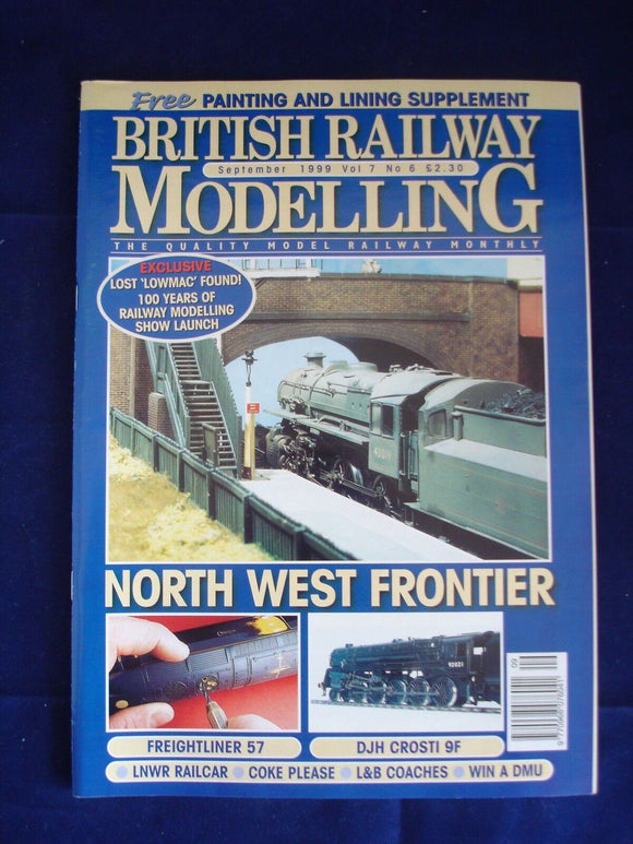1 - BRM  British Railway Modelling - September 1999 - LNWR railcar - L&B coaches
