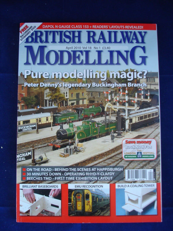 1 - BRM  British Railway Modelling - April 2010 - Coaling tower - baseboards -