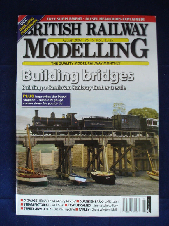 1 - BRM  British Railway Modelling - August 2007 - Cambrian timber trestle
