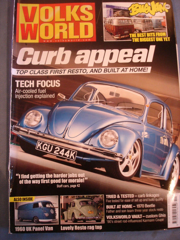 Volksworld VW Mag - Nov 2011 - Air cooled fuel injection - 1960 panel van split