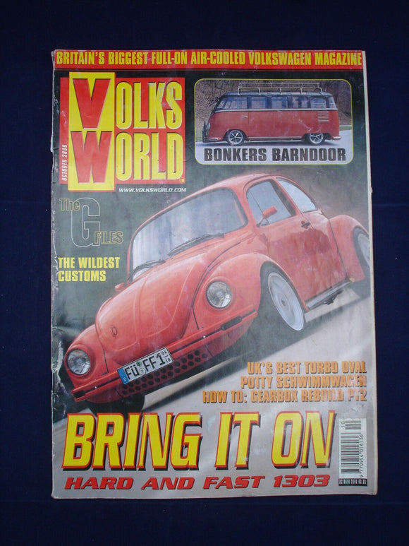 1 - Volksworld VW Magazine - Oct 2000 - 1303 - Barndoor