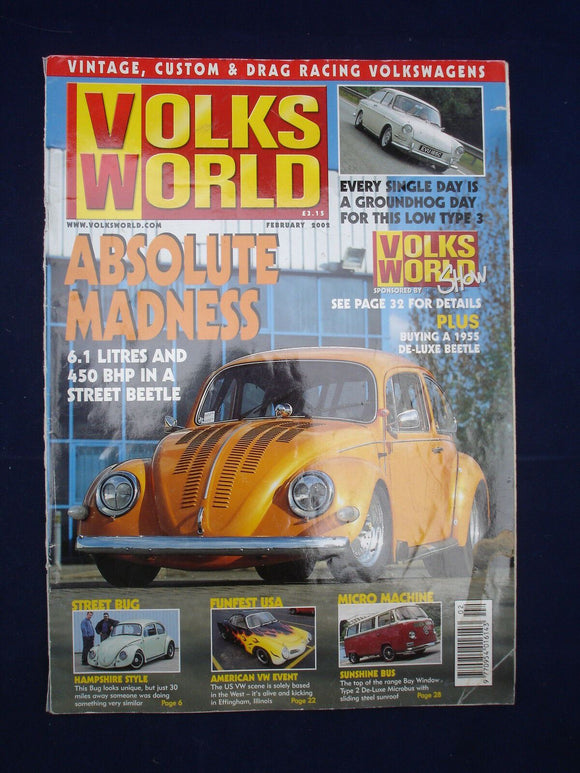 1 - Volksworld VW Magazine - Feb 2002 - buying a deluxe Beetle