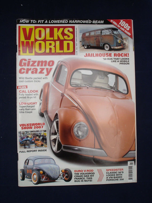 1 - Volksworld VW Magazine - July 2007 - '59 bus - cal look - speedster