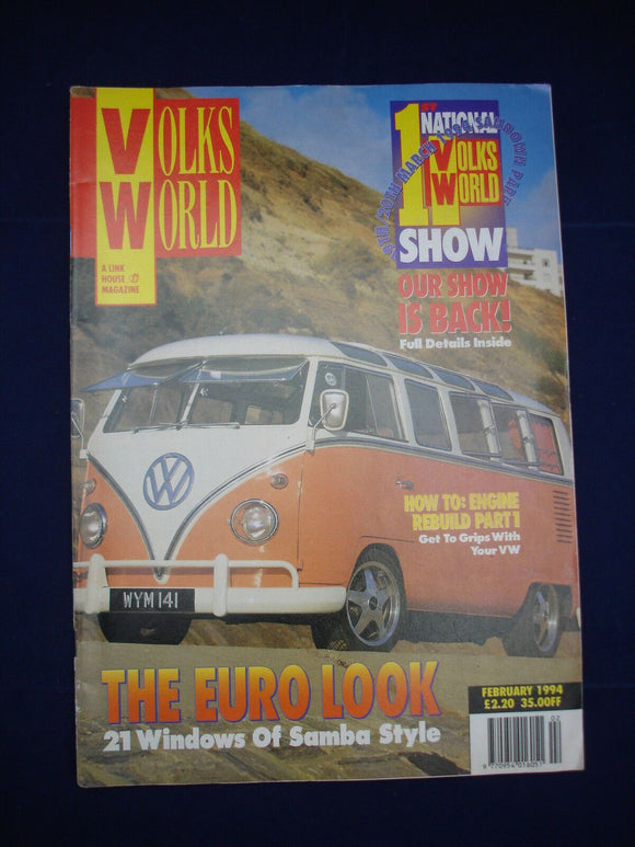 1 - Volksworld VW Magazine - Feb 1994 - 21 Window - Engine rebuild how to