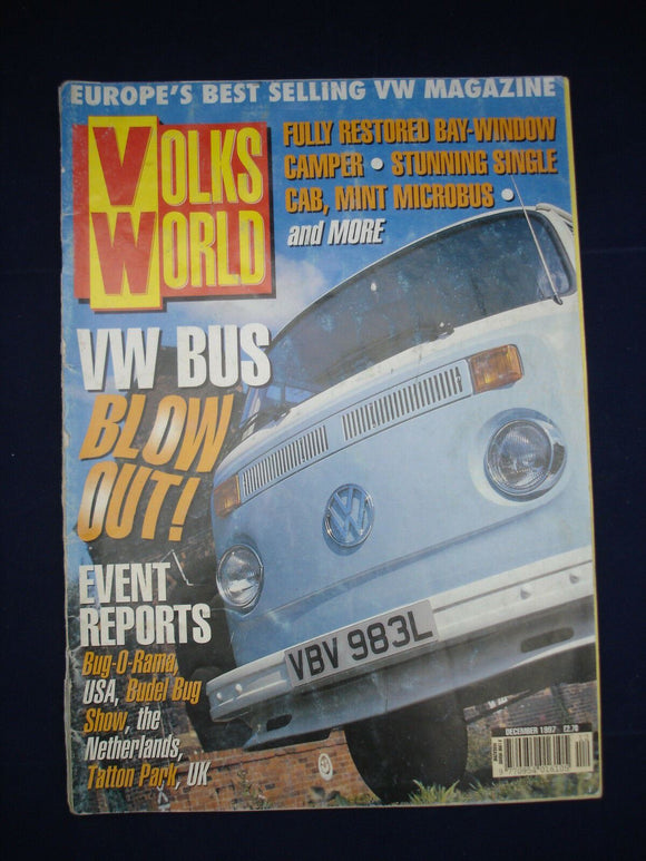 1 - Volksworld VW Magazine - Dec 1997 - Bus Blow out