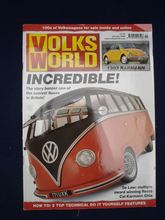 1 - Volksworld VW Magazine - Jan 2006 - one of the coolest buses in Britain