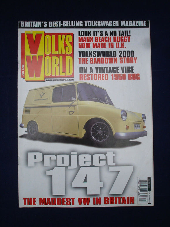 1 - Volksworld VW Magazine - July 2000 - Project 147