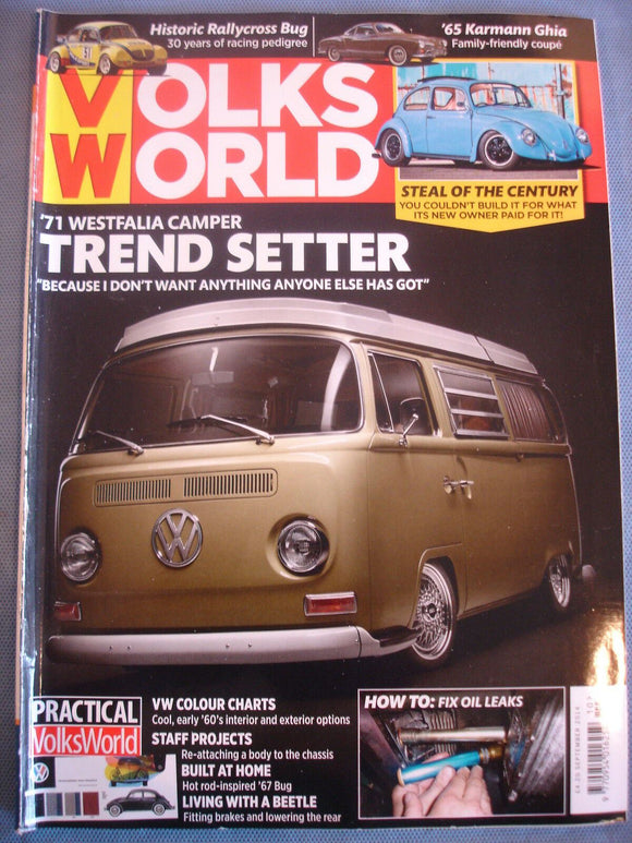 Volksworld VW Mag - Sep 2014 - Fix oil leaks - Westfalia Camper - beetle