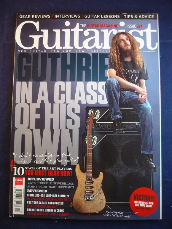 Guitarist - Issue 374 - Guthrie - Sigma JRC 40E -