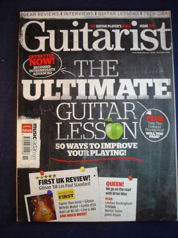 Guitarist - Issue 309 - Gibson Les Paul - Queen - Brian May