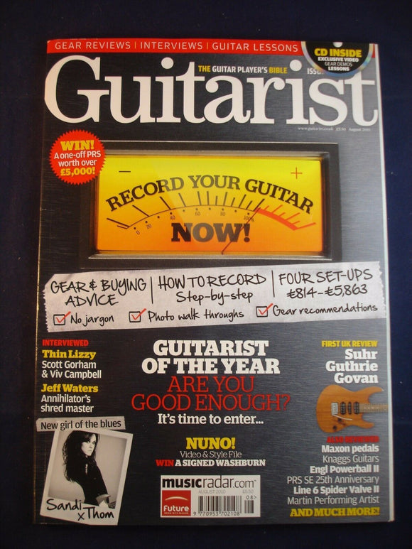 Guitarist - Issue 331 - PRS SE - Recording