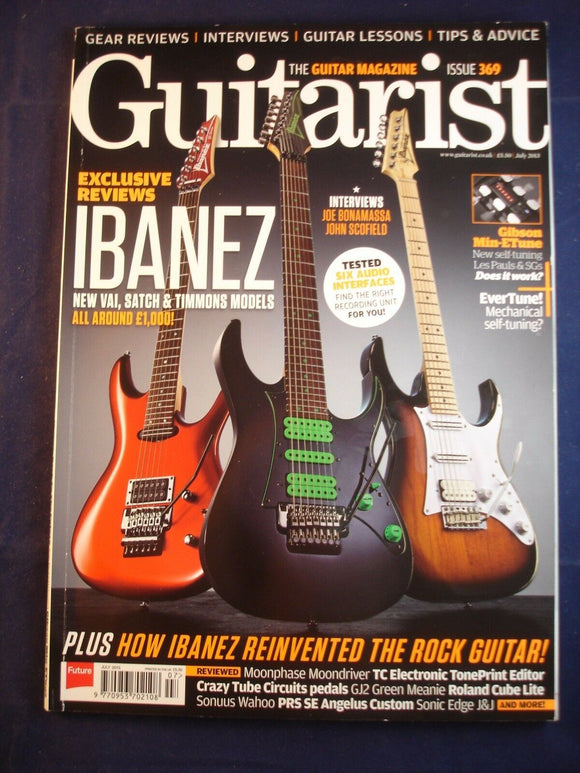 Guitarist - Issue 369 - Gibson Min Etune Les Pauls and SG