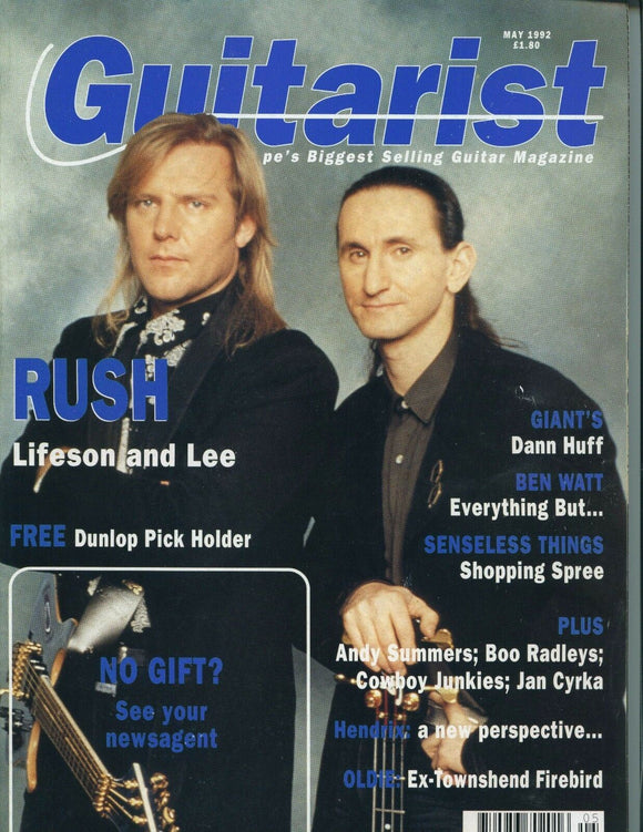 Guitarist magazine - May 1992 - Rush