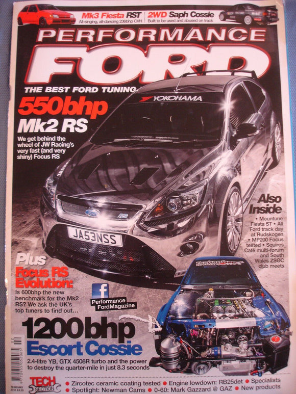 Performance Ford Mag 2013 - Feb - 1200BHP Escort Cosworth - Mk 3 RST - RB25DET