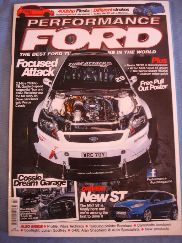 Performance Ford Mag 2013 - May - New mk7 ST - Cosworth dream garage -