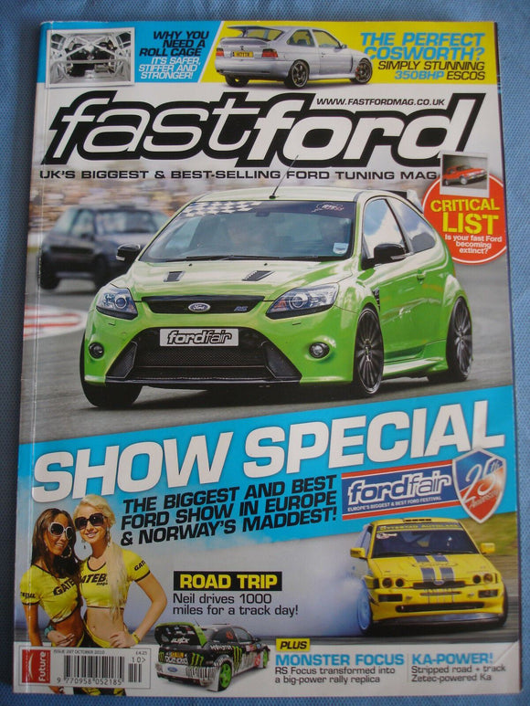 Fast Ford Mag 2010 - Oct - roll cage - perfect Cosworth - Ka - RS -