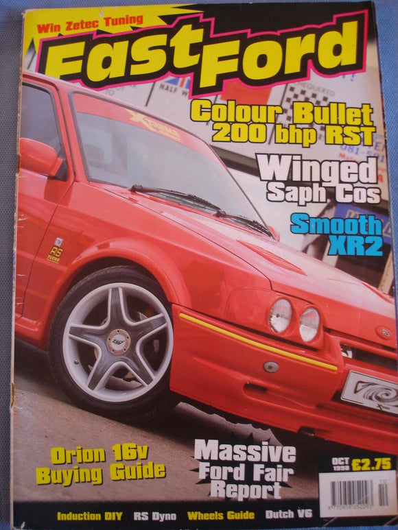 Fast Ford Oct 1998 - RS Turbo - Orion 16V buying guide - Induction DIY - XR2