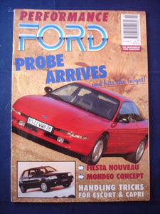 Performance Ford Mag Vol 7 #11  - RS1800 escorts - Capri handling - Probe