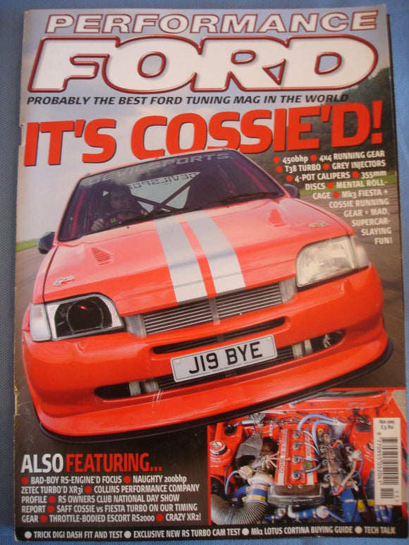 Performance Ford Mag 2005 - Nov - Mk 1 Lotus Cortina guide - rs2000 - XR2