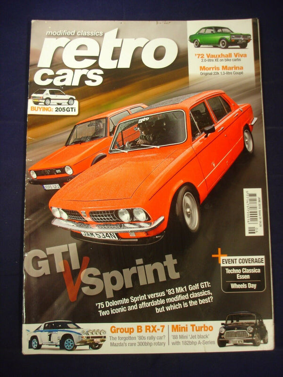 Retro cars Magazine  - June 2010 - Golf GTi - Sprint - RX 7 - Mini - 205 GTI