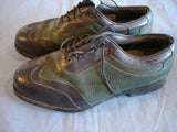 Footjoy Aqualites UK 5.5 EUR 38 Blue/green saddle golf shoes