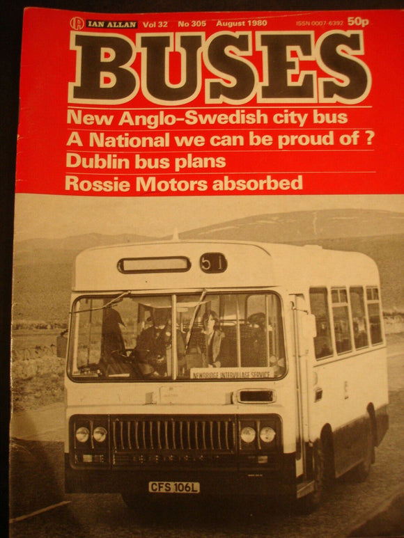 Buses Magazine August 1980 - Rossie motors absorbed