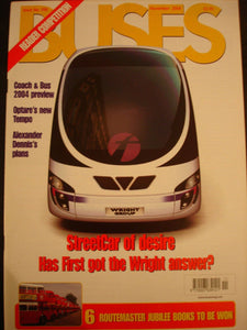 Buses Magazine Nov 2004 - Streetcar of desire, has First got the Wright answer