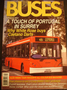 Buses Magazine February 2001 - Portugal in Surrey