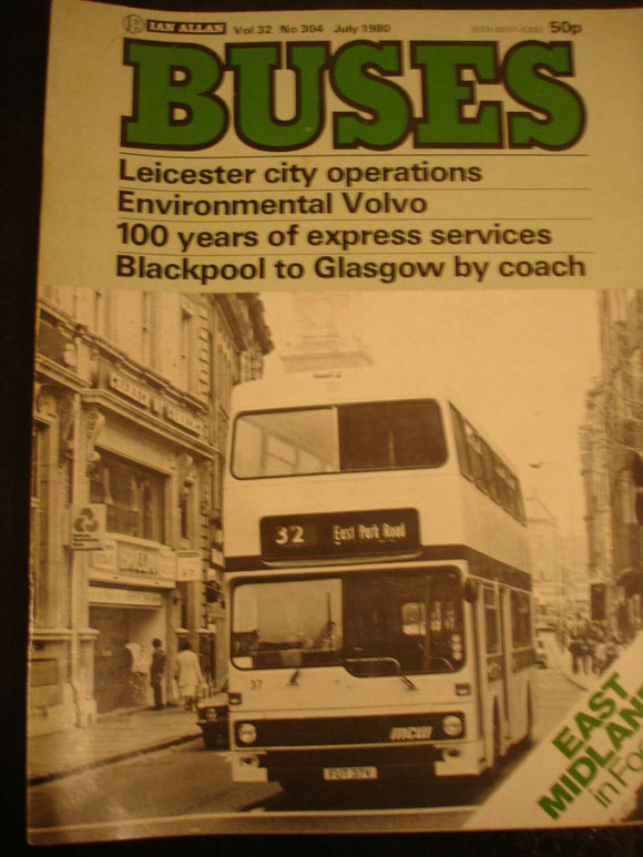 Buses Magazine July 1980 - 100 years of express services