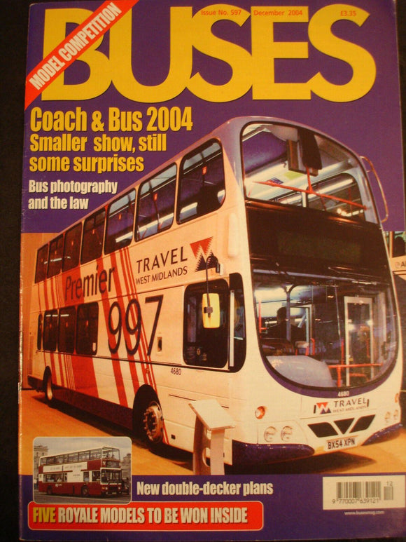 Buses Magazine December 2004 - New double decker plans, Bus photography the law