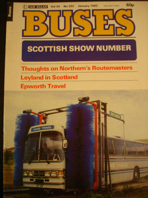 Buses Magazine January 1982 - Epworth travel, Northern's routemasters