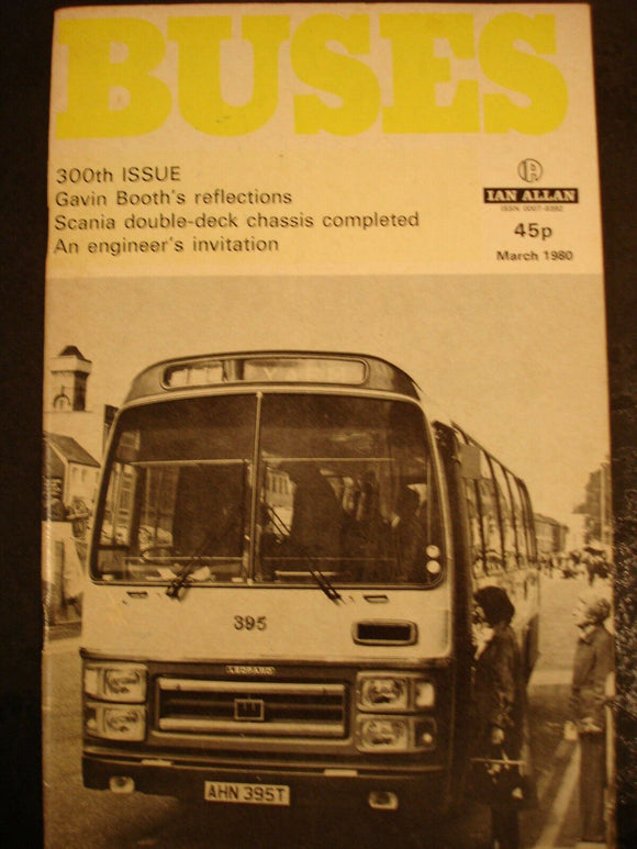 Buses Magazine March 1980 300th Issue, An Engineer's invitation, Scania Double