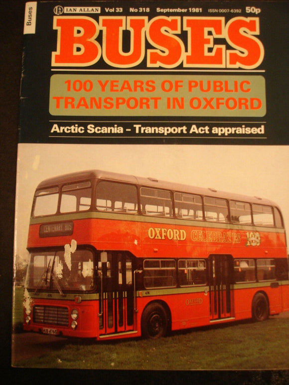 Buses Magazine September 1981 - 100 Years of public transport in Oxford