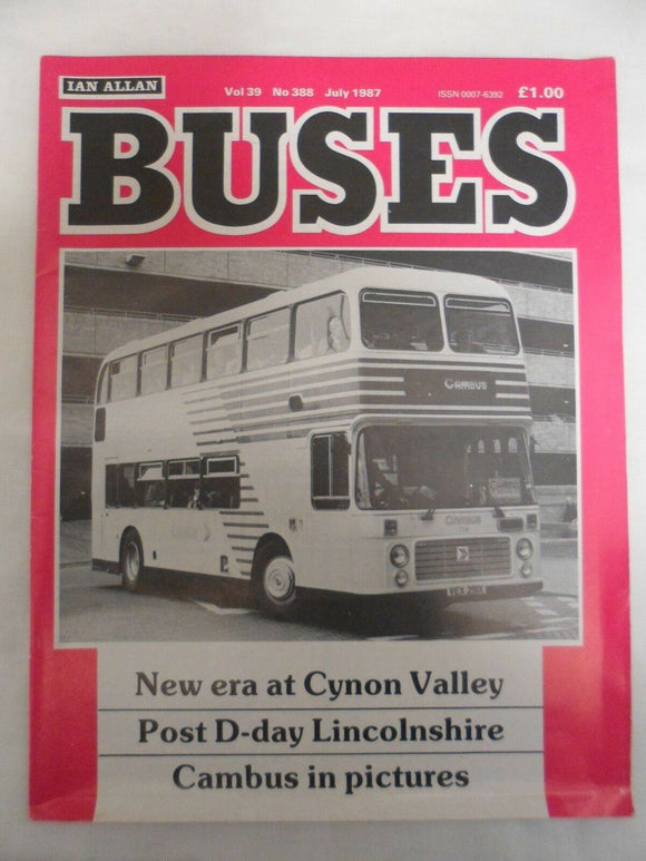 Buses Magazine - July 1987 - Post D Day Lincolnshire