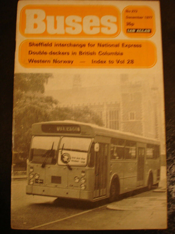 Buses Magazine December 1977 - Double deckers in British Columbia