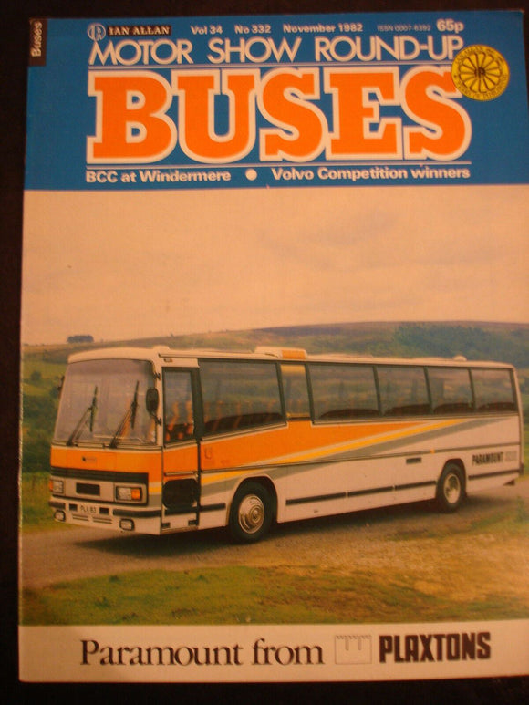 Buses Magazine November 1982 - Paramount from Plaxtons