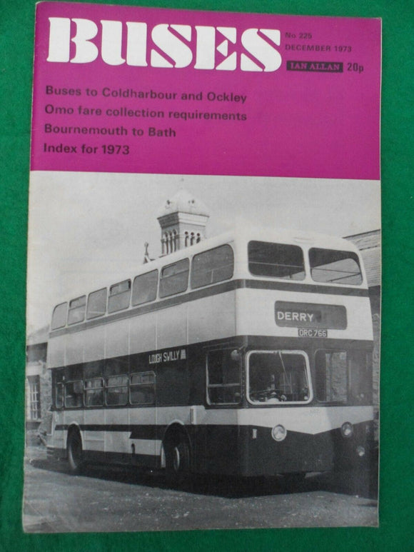 Buses Magazine - December 1973 - Bournemouth to Bath