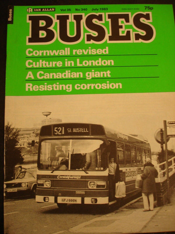 Buses Magazine July 1983 - Culture in London, Canadian Giant