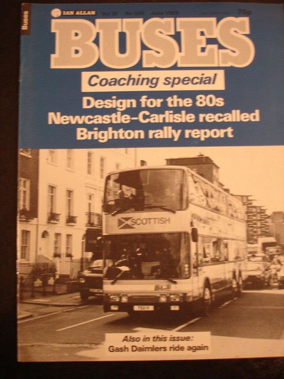 Buses Magazine June 1983 - Gash Daimlers, Coaching special