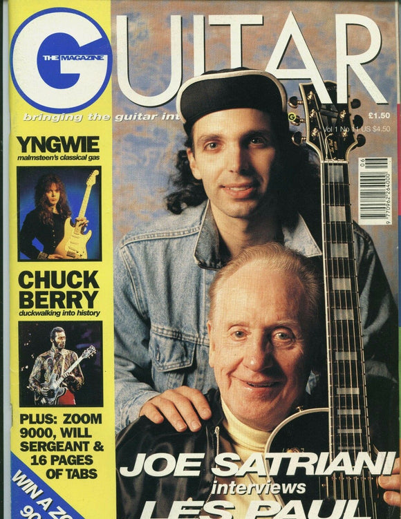 Guitar magazine - Volume 1 Number 11 - Joe Satriani - Les Paul