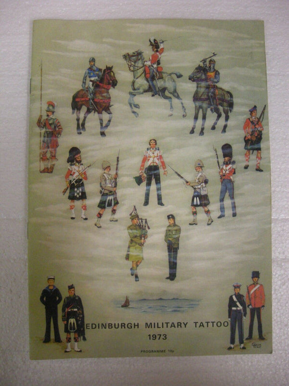 Edinburgh Military tattoo 1973 Official Programme