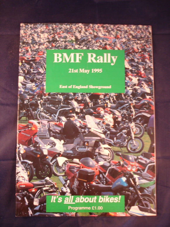 BMF Rally 21st May 1995 Programme