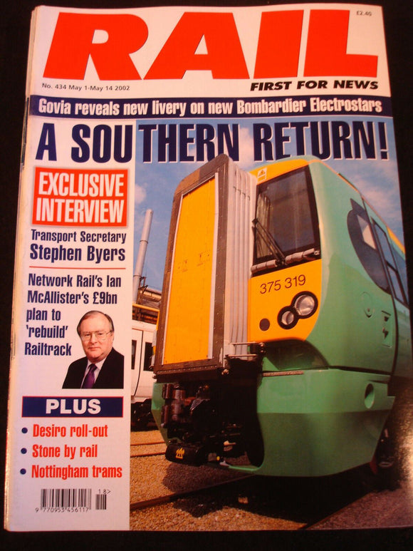Rail Magazine 434 Southern Bombardier Electrostars