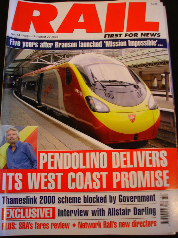 Rail Magazine 441 Pendolino west coast,