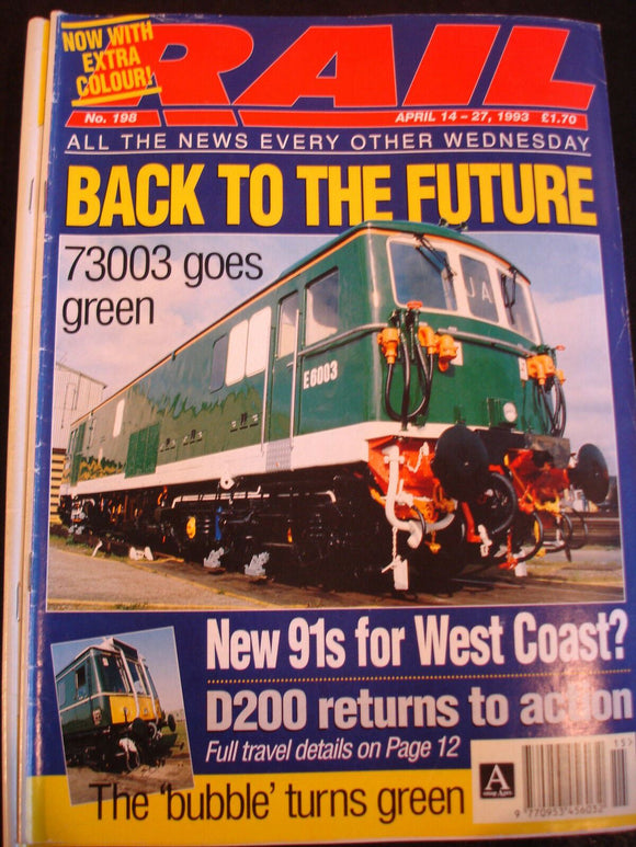 Rail Magazine 198 73003, 91's west coast line, D200
