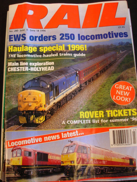 Rail Magazine 280 Haulage special, Chester - Holyhead