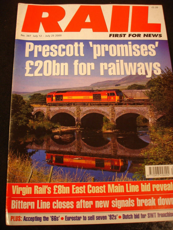 Rail Magazine 387 accepting the 66's, Bittern line closes