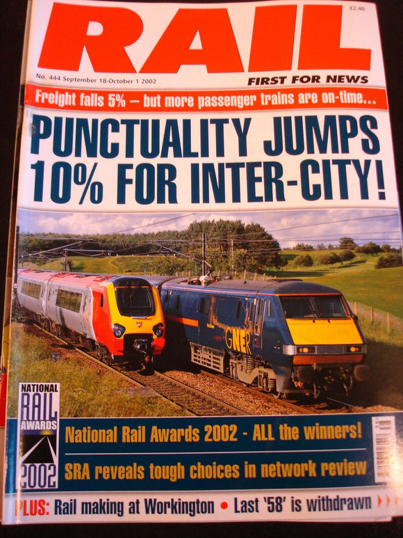 Rail Magazine 444 Rail making at Workington, Last 58 withdrawn