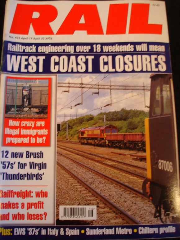 Rail Magazine 433 Chiltern Profile, Sunderland Metro, Brush 57's
