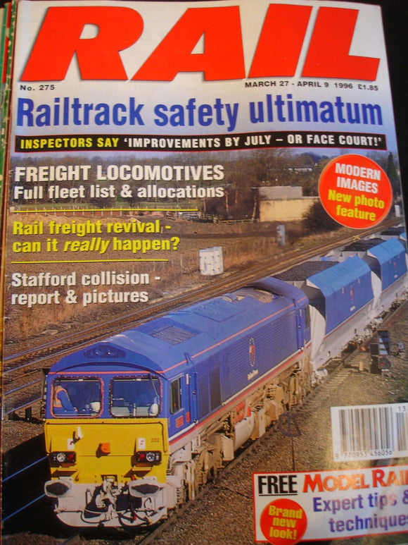 Rail Magazine 275 Stafford collision report and pics, freight locos